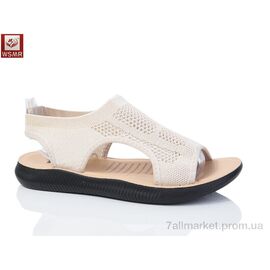 Фотография Босоножки женские летние Лето F12-3 (8 пар р.37-42) "WSMR" недорого оптом от прямого поставщика