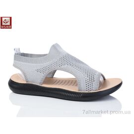 Фотография Босоножки женские летние Лето F11-4 (8 пар р.37-42) "WSMR" недорого оптом от прямого поставщика