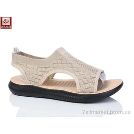 Фотография Босоножки женские летние Лето F06-5 (8 пар р.37-42) "WSMR" недорого оптом от прямого поставщика