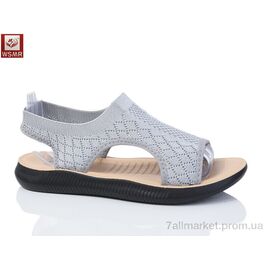 Фотография Босоножки женские летние Лето F06-4 (8 пар р.37-42) "WSMR" недорого оптом от прямого поставщика