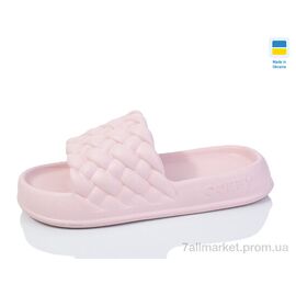 Фотография Шлепки женские облегченные Лето Верта Ж2001 пудра (6 пар р.36-41) "Progress" недорого оптом от прямого поставщика
