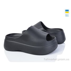 Фотография Шлепки женские облегченные Лето Прогрес Ж141 чорний (6 пар р.36-41) "Progress" недорого оптом от прямого поставщика