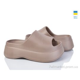 Фотография Шлепки женские облегченные Лето Прогрес Ж141 мокко (6 пар р.36-41) "Progress" недорого оптом от прямого поставщика