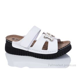 Шльопанці жіночі полегшені Літо 08-01 білий (6 пар р.37-41) "Sali-2" недорого оптом від прямого постачальника