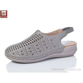 Босоніжки жіночі літні Літо DF02-4 батал (8 пар р.40-43) "WSMR" недорого оптом від прямого постачальника