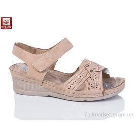 Фотография Босоножки женские летние Лето A06-7 (8 пар р.37-42) "WSMR" недорого оптом от прямого поставщика