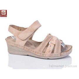 Босоніжки жіночі літні Літо A07-7 (8 пар р.37-42) "WSMR" недорого оптом від прямого постачальника