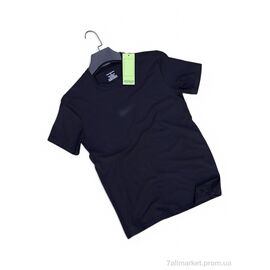 Фотография Футболка мужская Лето N002 black (5 шт. р.сетка S-2XL) "Verton" недорого оптом от прямого поставщика