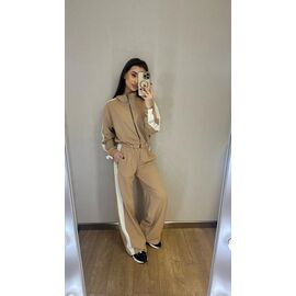 Костюм спортивний жіночий теплий 066 beige р.42-50 "VALENTINA" недорого оптом від прямого постачальника