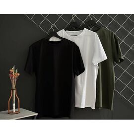 Футболка чоловіча 741 white р.M-3XL "Madoka" недорого оптом від прямого постачальника