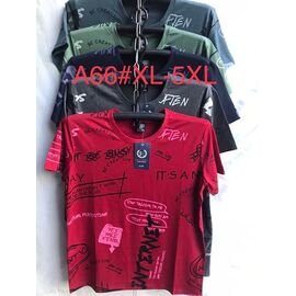 Футболка чоловіча A66 mix р.XL-5XL "ZERO" недорого оптом від прямого постачальника
