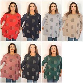 Светр жіночий 1978 mix р.56-64 "ITALIA" недорого оптом від прямого постачальника