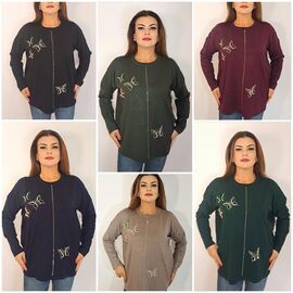 Светр жіночий 1988 mix р.52-56 "ITALIA" недорого оптом від прямого постачальника