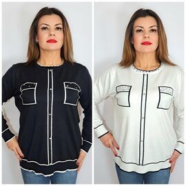 Светр жіночий 1971 mix р.50-56 "ITALIA" недорого оптом від прямого постачальника