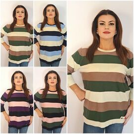 Светр жіночий 1974 mix р.52-56 "ITALIA" недорого оптом від прямого постачальника