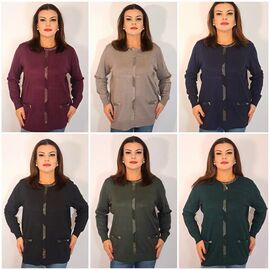 Светр жіночий 1987 mix р.52-56 "ITALIA" недорого оптом від прямого постачальника