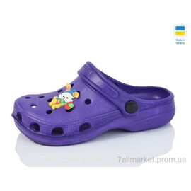 Фотография Кроксы детские летние Лето SV017 бузок (6 пар р.30-35) "SANLIN 2" недорого оптом от прямого поставщика