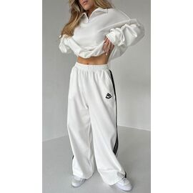 Фотография Штаны спортивные женские 1060 white р.S-L "SL Karavan" недорого оптом от прямого поставщика