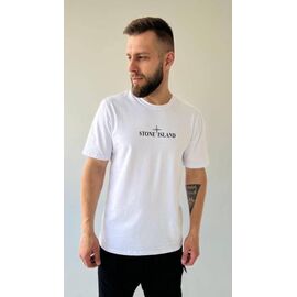 Футболка чоловіча 754 white р.M-3XL "Madoka" недорого оптом від прямого постачальника