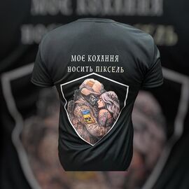 Футболка чоловіча 760 black р.M-3XL "Madoka" недорого оптом від прямого постачальника