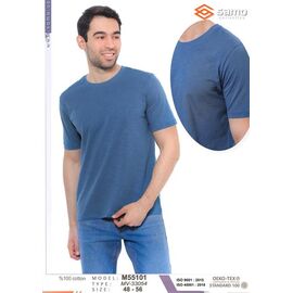 Футболка чоловіча YT55101 indigo р.48-56 "Annet" недорого оптом від прямого постачальника
