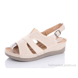 Босоніжки жіночі літні Літо 168-2 (8 пар р.37-42) "Коронате" недорого оптом від прямого постачальника