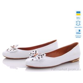 Балетки жіночі зручні Весна/осінь AE10 бел. (4 пар р.36-39) "A.Dama" недорого оптом від прямого постачальника