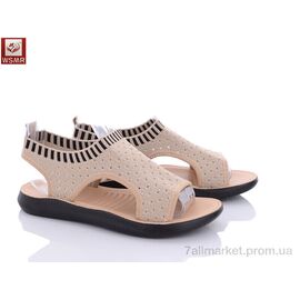 Босоніжки жіночі літні Літо F01-5 (8 пар р.37-42) "WSMR" недорого оптом від прямого постачальника