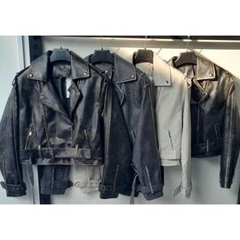 Фотография Куртка женская демисезонная D10 d.grey р.S-L "Yafeier" недорого оптом от прямого поставщика