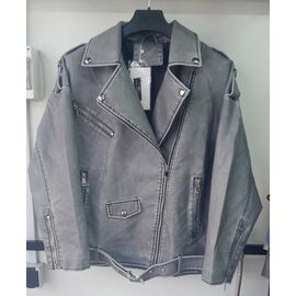 Фотография Куртка женская демисезонная F3601-X1 grey р.XL-4XL "Yafeier" недорого оптом от прямого поставщика