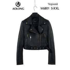 Куртка жіноча демісезонна W6801 black р.S-2XL "Yafeier" недорого оптом від прямого постачальника