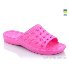 Фотография Шлепки женские облегченные Лето Крок ЖС19 розовый (6 пар р.36-41) "Progress" недорого оптом от прямого поставщика