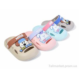 Крокси дитячі літні Літо 10575 mix (12 пар р.26-31) "Soylu" недорого оптом від прямого постачальника