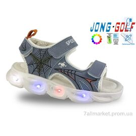 Фотография Сандалии детские летние Лето B20569-17 LED (8 пар р.26-31) "Jong Golf" недорого оптом от прямого поставщика