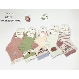 Шкарпетки дитячі на дівчинку HK-C71-1 mix р.25-30 "Annet" недорого оптом від прямого постачальника