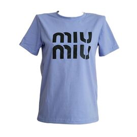 Фотография Футболка женская 2996 l.blue р.38-42 "WHITE" недорого оптом от прямого поставщика