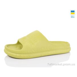 Шльопанці жіночі полегшені Літо 101 зелений (6 пар р.36-41) "Inblue" недорого оптом від прямого постачальника