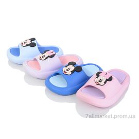 Фотография Шлепки детские летние Лето 5107 mix (12 пар р.24-29) "SANLIN 2" недорого оптом от прямого поставщика