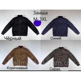 Фотография Ветровка мужская замшевая р-ры M-3XL (4цв) "NEW NOCE" недорого от прямого поставщика