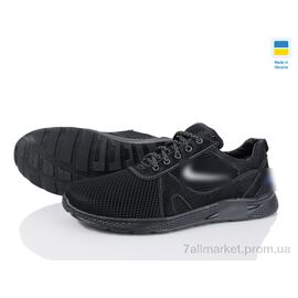 Кросівки чоловічі модні Весна/осінь Yulius чорний (8 пар р.40-45) "Kindzer" недорого оптом від прямого постачальника