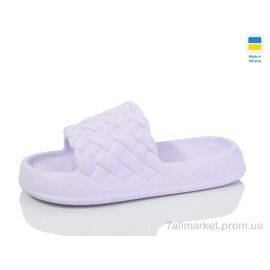 Шльопанці жіночі полегшені Літо ML2001 лаванда (6 пар р.36-41) "M&L  Alex13" недорого оптом від прямого постачальника