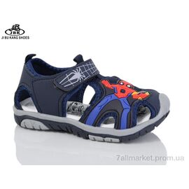 Сандалії дитячі літні Літо 01-10-2A navy (20 пар р.21-25) "Jibukang" недорого оптом від прямого постачальника