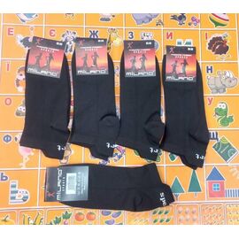 Фотография Носки детские унисекс HK1904 black р.35-39 "Annet" недорого оптом от прямого поставщика