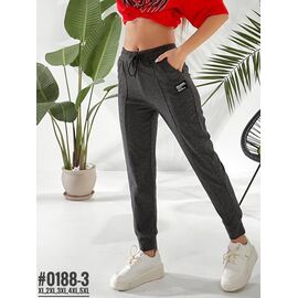 Штани спортивні жіночі 0188-3 grey р.XL-5XL "JEANS KIDS" недорого оптом від прямого постачальника