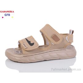 Фотография Сандалии детские летние Лето X8506-4 (10 пар р.32-37) "GFB-Канарейка" недорого оптом от прямого поставщика