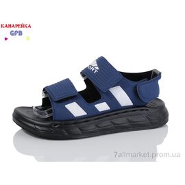 Фотография Сандалии детские летние Лето X8508-2 (10 пар р.32-37) "GFB-Канарейка" недорого оптом от прямого поставщика