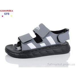 Фотография Сандалии детские летние Лето X8508-3 (10 пар р.32-37) "GFB-Канарейка" недорого оптом от прямого поставщика