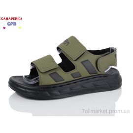 Сандалії дитячі літні Літо X8508-5 (10 пар р.32-37) "GFB-Канарейка" недорого оптом від прямого постачальника