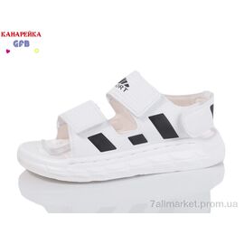 Сандалії дитячі літні Літо X8508-6 (10 пар р.32-37) "GFB-Канарейка" недорого оптом від прямого постачальника