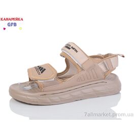 Сандалії дитячі літні Літо X8502-4 (10 пар р.32-37) "GFB-Канарейка" недорого оптом від прямого постачальника